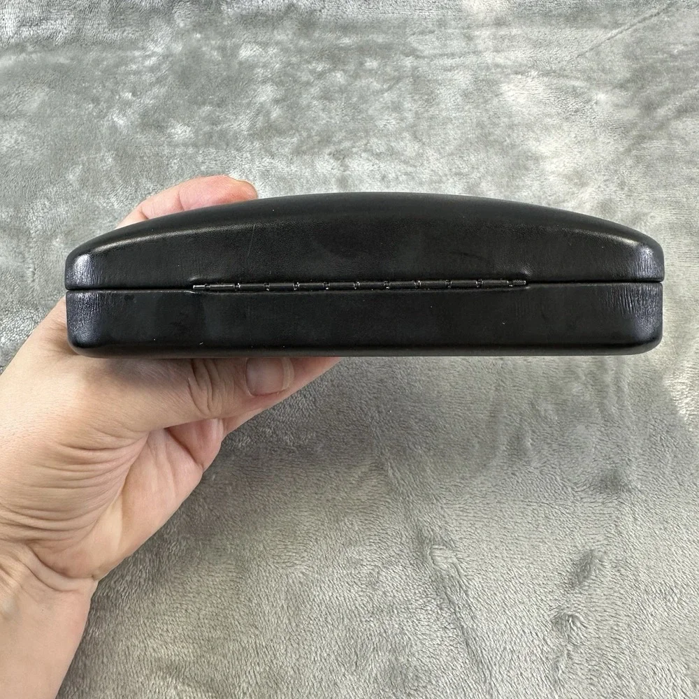 Coach Glasses Case Black Hard Clamshell Sunglasses Eyeglasses